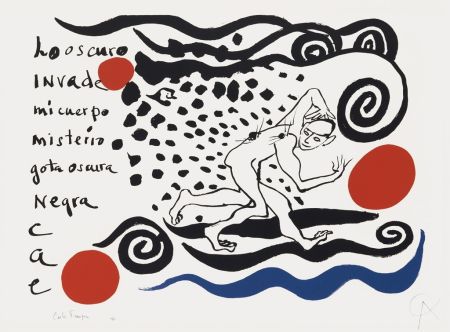 Lithographie Calder - Lo Oscuro Invade