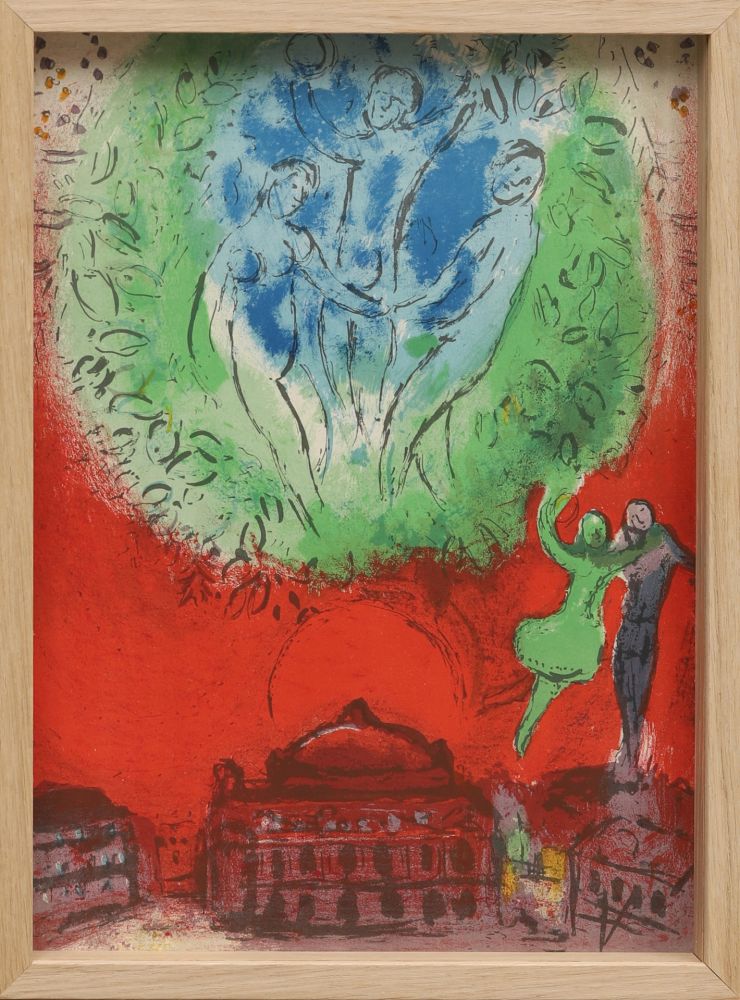 Lithographie Chagall - L'Opéra de Paris