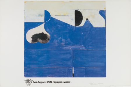 Lithographie Diebenkorn - Los Angeles Olympic Games, 1984 - Hand-signed