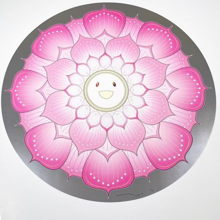 Lithographie Murakami - Lotus Flower (Pink)