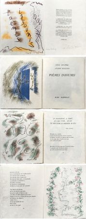 Livre Illustré Masson - Léna Leclercq. POÈMES INSOUMIS. Avec 10 lithographies sur Japon nacré (1963)