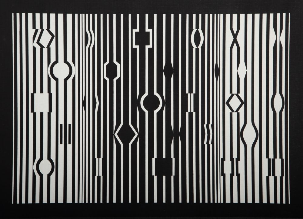 Sérigraphie Vasarely - Markab, from Album I