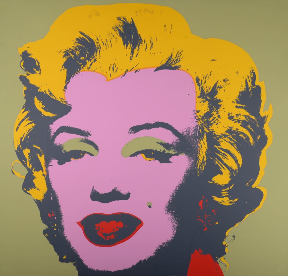 Sérigraphie Warhol - Marylin (#D), c. 1980