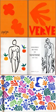 Livre Illustré Matisse - MATISSE. DERNIÈRES ŒUVRES 1950 - 1954 (VERVE Vol. IX, No. 35-36. 1958)