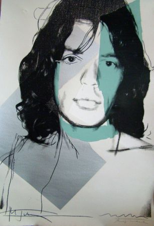 Sérigraphie Warhol - Mick Jagger 138 by Andy Warhol