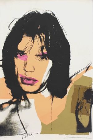 Sérigraphie Warhol - Mick Jagger 141 by Andy Warhol