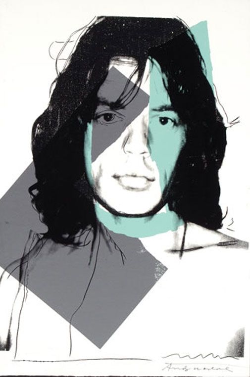 Sérigraphie Warhol - Mick Jagger (FS II.138)