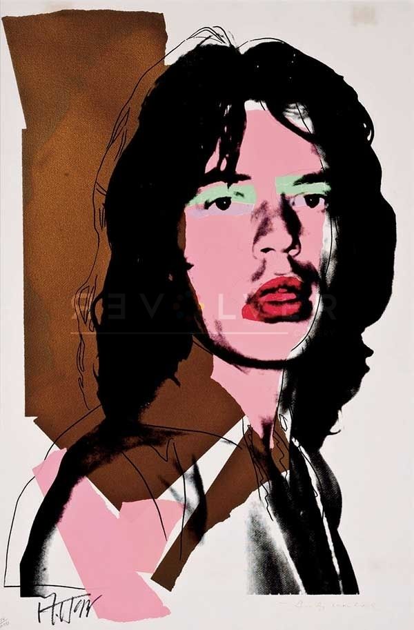 Sérigraphie Warhol - Mick Jagger (FS II.143)