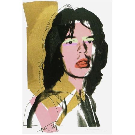 Sérigraphie Warhol - Mick Jagger (FS II.143) 