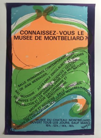 Affiche Messagier - Musée de Montbéliard