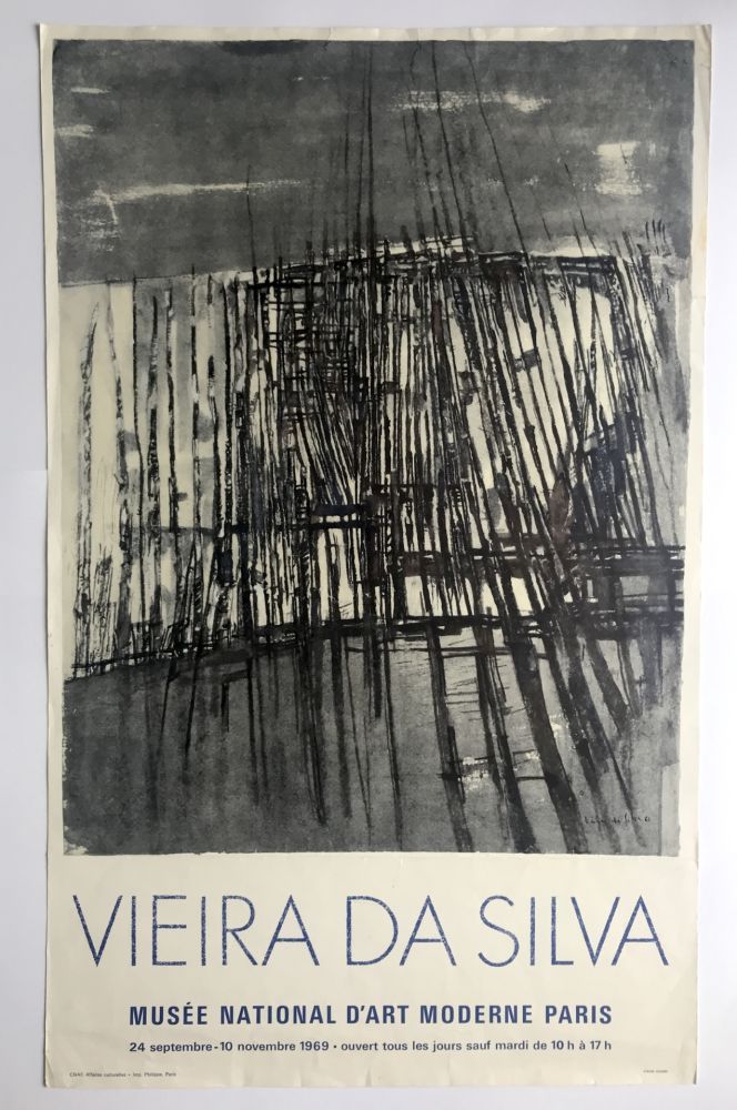 Affiche Vieira Da Silva - Musée national d'art moderne