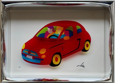 Sérigraphie Lodola - My city car (Plexiglass)