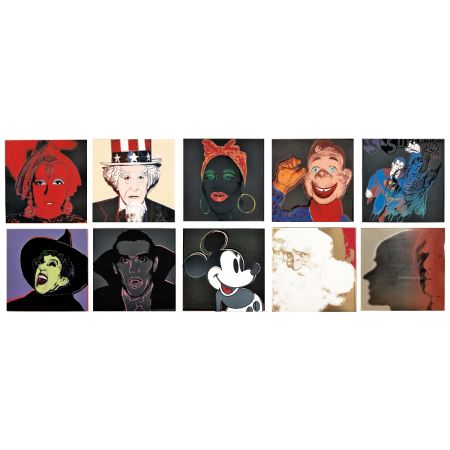 Sérigraphie Warhol - Myths Complete Portfolio