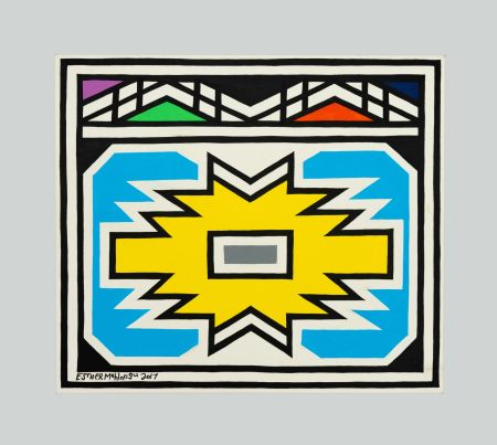 Aucune Technique Mahlangu - Ndebele pattern