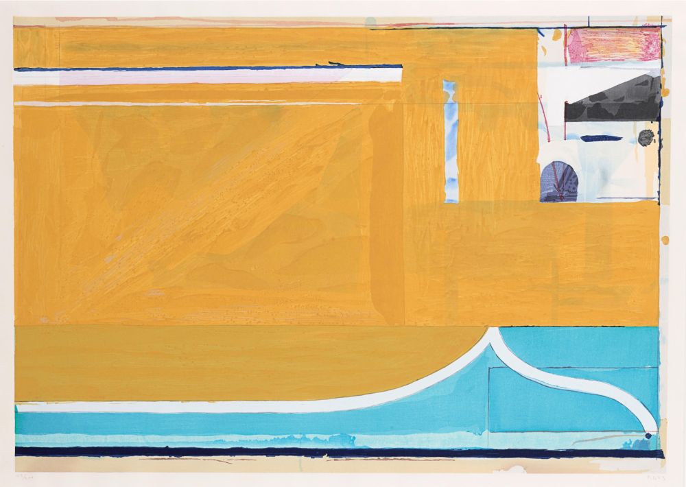 Gravure Sur Bois Diebenkorn - Ochre