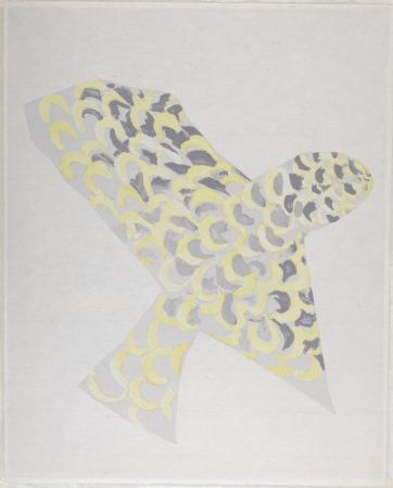 Lithographie Braque - Oiseau de proie, 1963