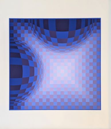 Sérigraphie Vasarely - Ond DVA 