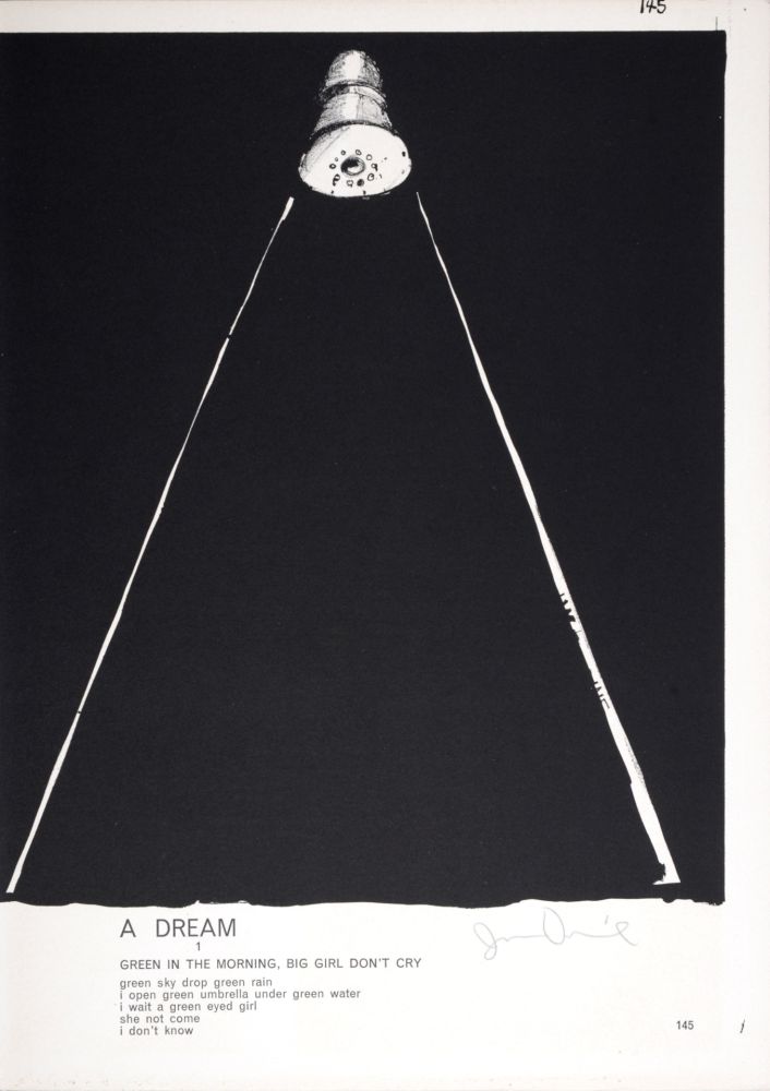 Lithographie Dine - One Cent Life : A Dream, 1964