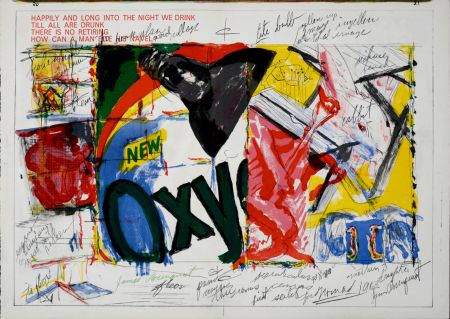 Lithographie Rosenquist - One Cent Life : Oxy, 1964