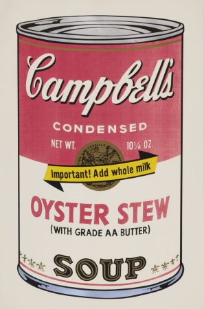 Sérigraphie Warhol - Oyster Stew (from Campbell's Soup II)