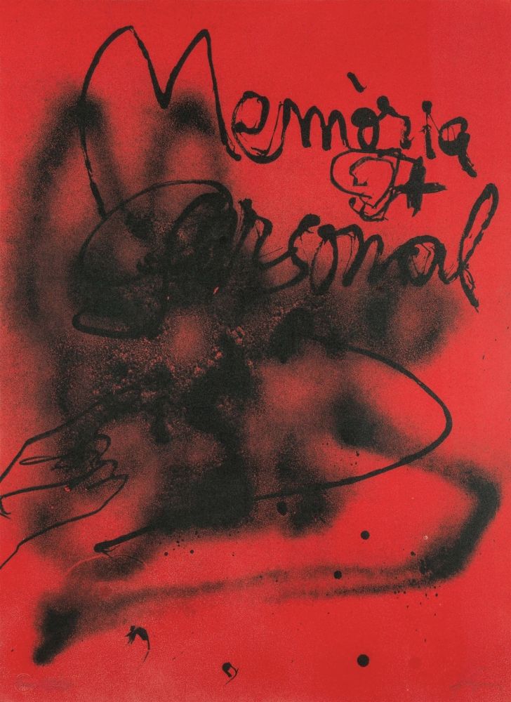 Lithographie Tàpies - Personal Memories