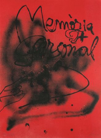 Lithographie Tàpies - Personal Memories