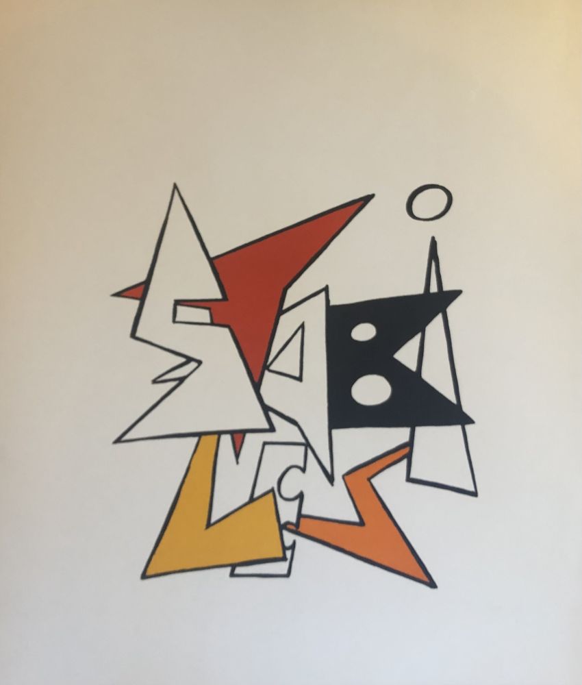 Lithographie Calder - Petit stabil