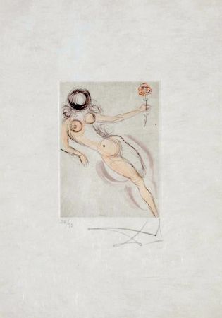 Gravure Dali - Petites Nus (Ronsard) H