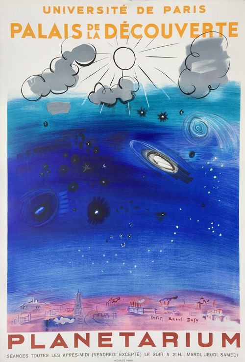 Lithographie Dufy - Planetarium