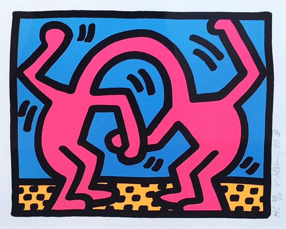 Sérigraphie Haring - Pop Shop II (D)