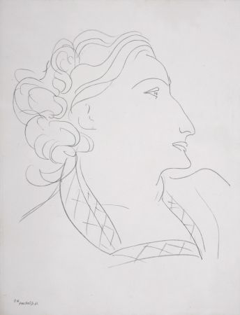 Aucune Technique Matisse (After) - Portrait de femme, 1943