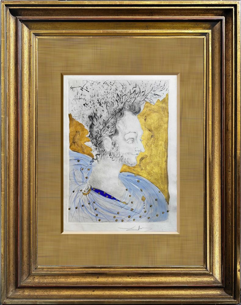 Gravure Dali - Portrait of Rosand