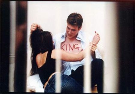 Photographie Jackson - Prince William with King lipstick (and Kate)