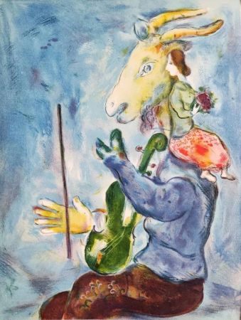 Lithographie Chagall - Printemps