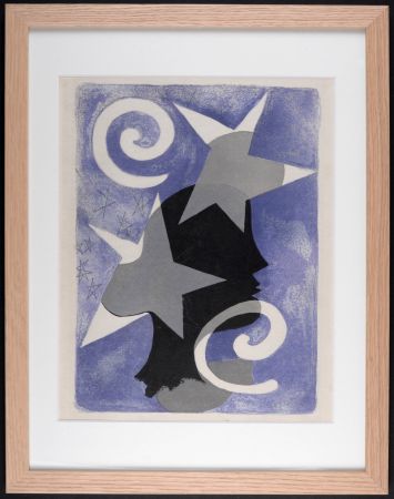 Lithographie Braque - Profil, 1963