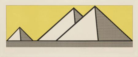 Sérigraphie Lichtenstein - Pyramids