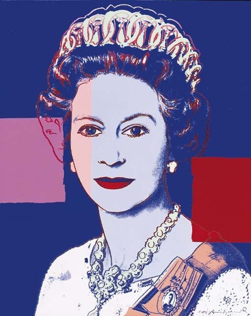 Download Sérigraphie de Andy Warhol, Queen Elizabeth II of the United Kingdom (FS II.335) sur Amorosart