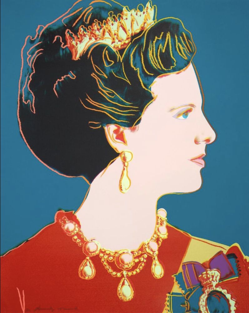 Sérigraphie Warhol - Queen Margrethe II of Denmark