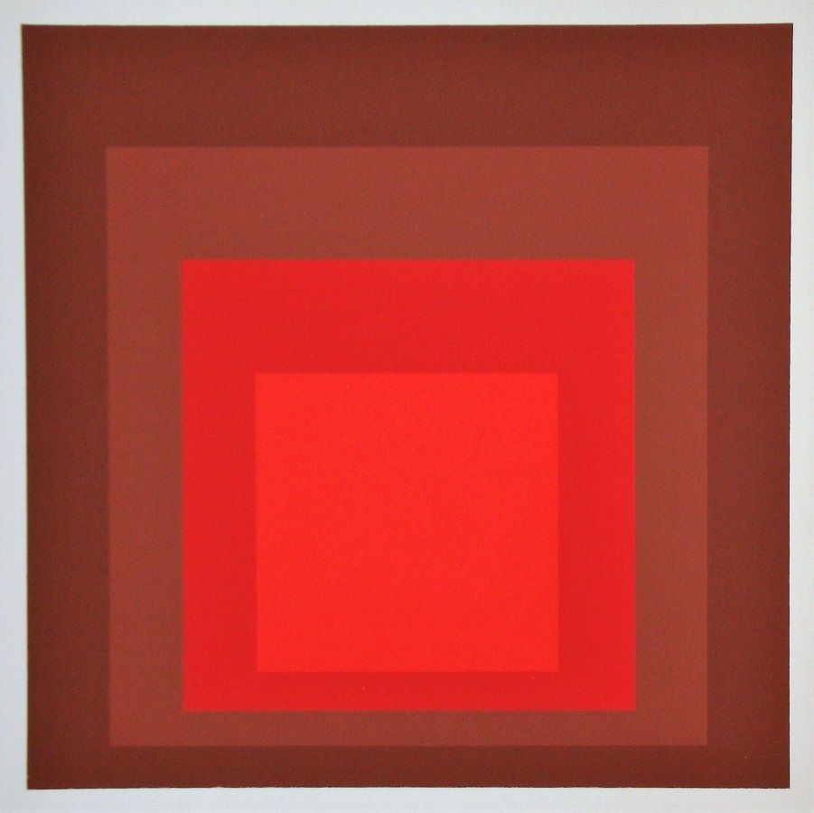 Sérigraphie Albers - R-I d-5, 1969