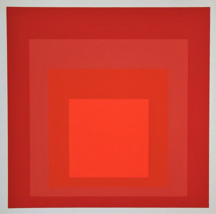 Sérigraphie Albers - R-III a-4, 1968