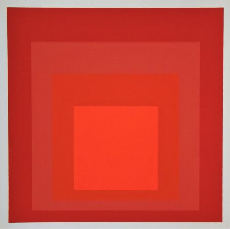 Sérigraphie Albers - R-III a-4, 1968