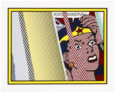 Lithographie Lichtenstein - Reflections on Minerva from Reflections Series