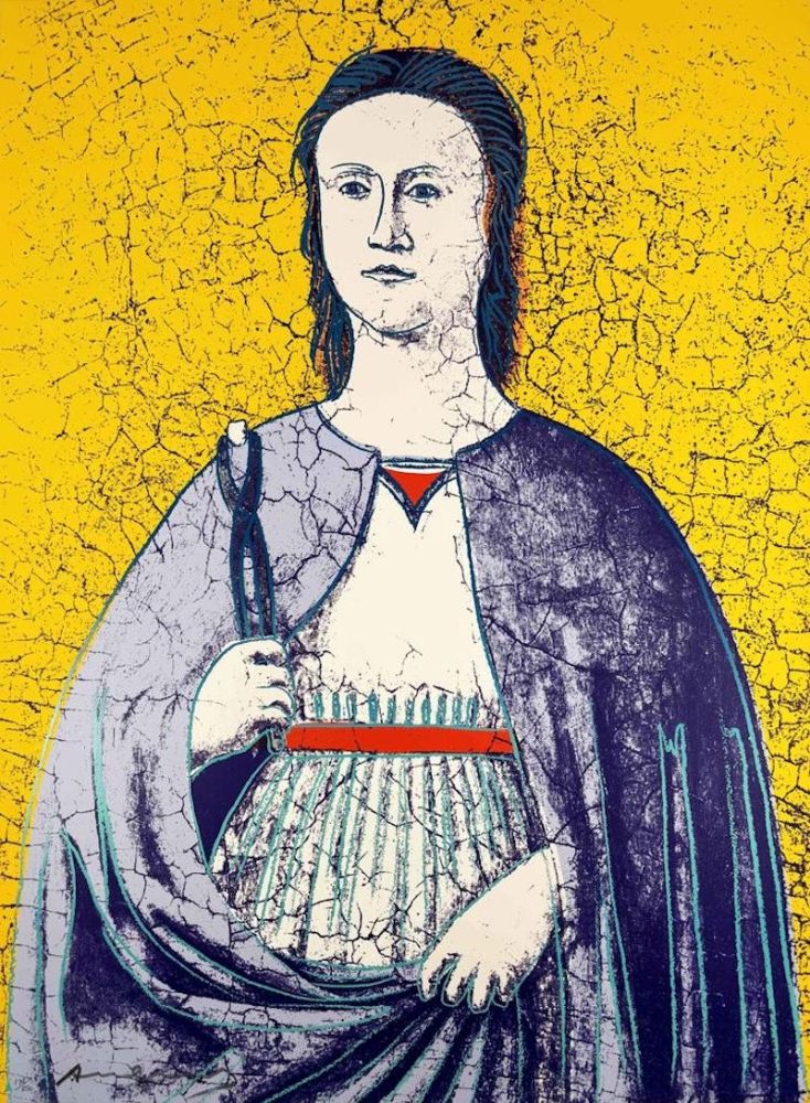 Sérigraphie Warhol - Saint Apollonia, II.333