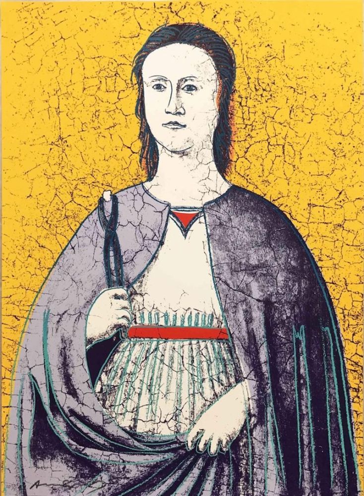 Sérigraphie Warhol - Saint Apollonia, II.333