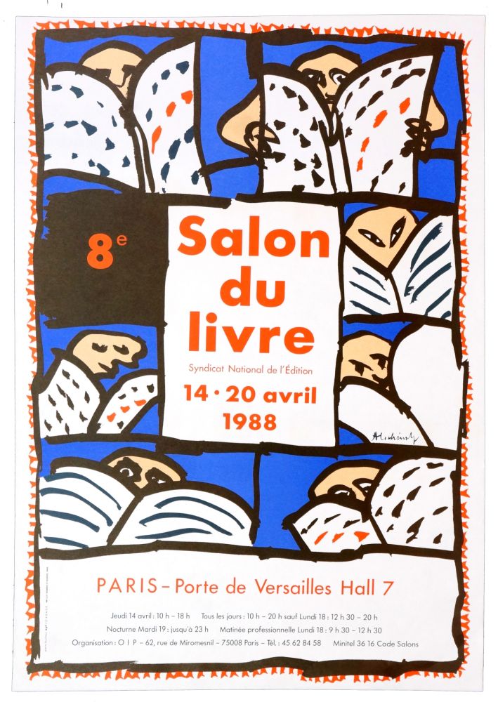 Affiche Alechinsky - Salon du Livre