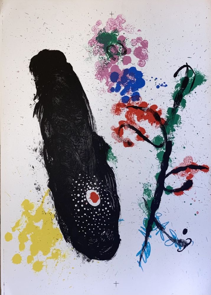 Lithographie Miró - Sans titre