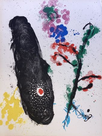 Lithographie Miró - Sans titre