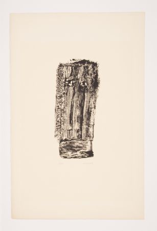 Lithographie Michaux - SANS TITRE, 1974.