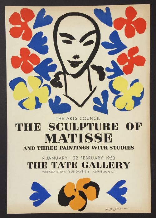 Lithographie Matisse - Sculpture of Matisse – Tate Gallery