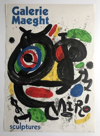 Affiche Miró - Sculptures / Galerie Maeght